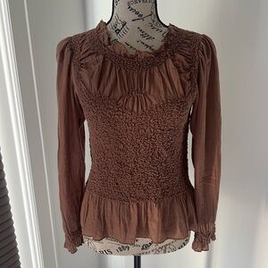 Ladies Anthropologie Long Sleeve Top